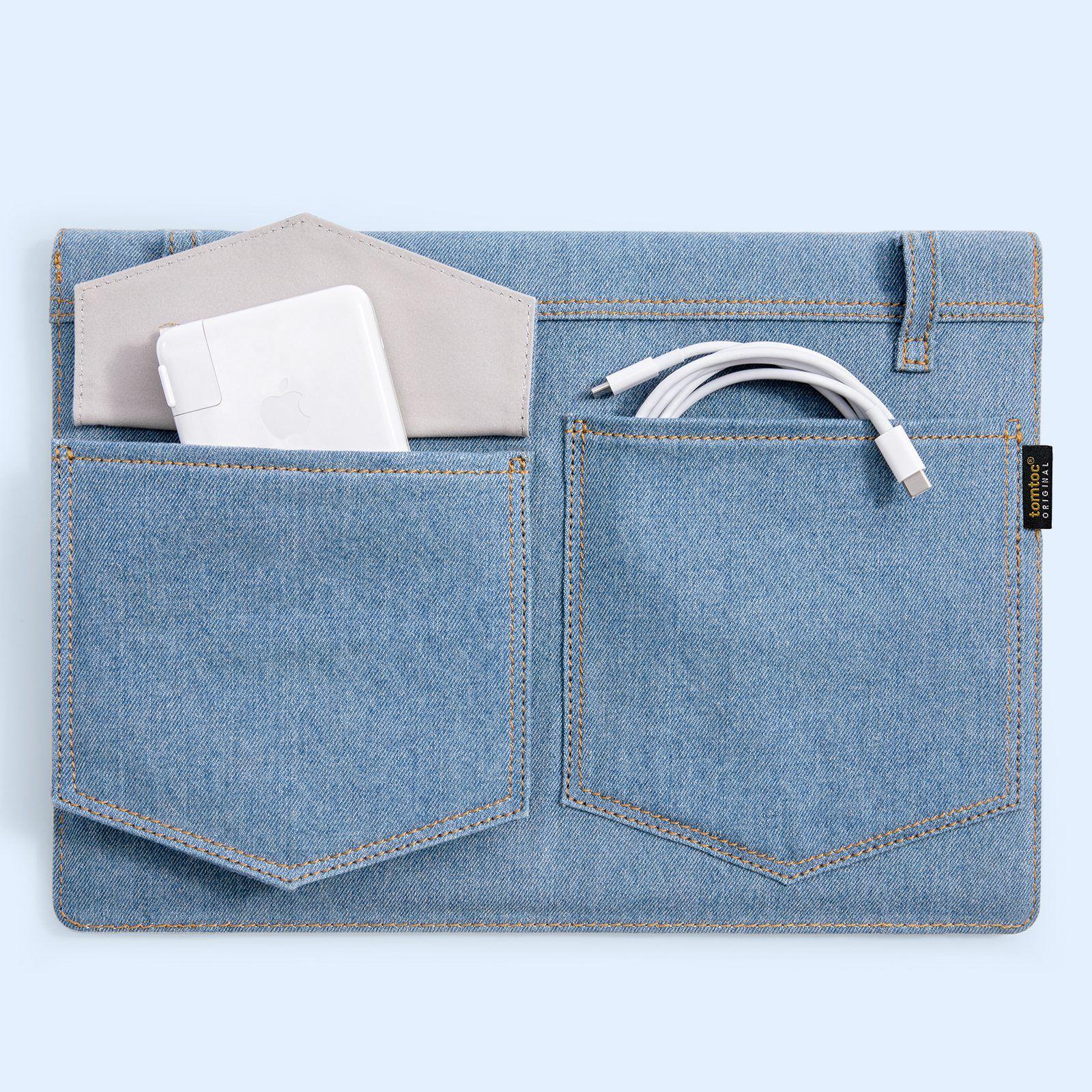 Tomtoc H26 Bolso Denim Macbook AIR/Pro de 13'' H26-C02B01-3