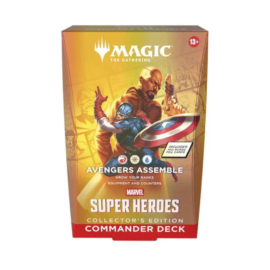MTG Marvel Super Heroes Commander Deck X4 Collector Edition-3