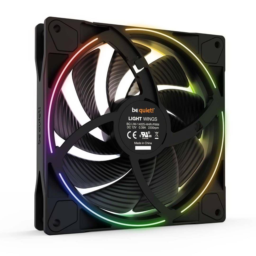 Pack X3 Fans be quiet! LIGHT WINGS 140mm PWM high-speed-2