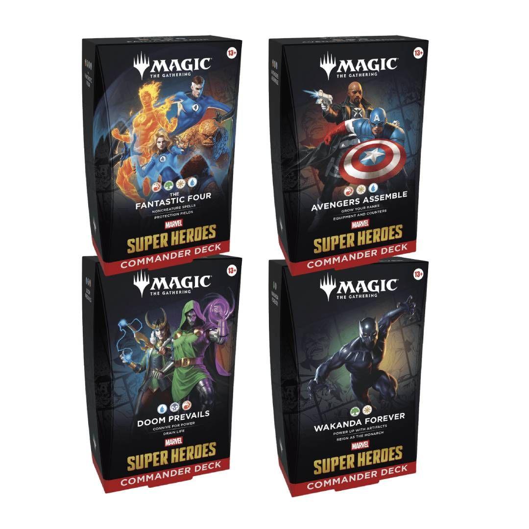 Magic The Gathering Marvel Super Heroes Commander Deck X4-0