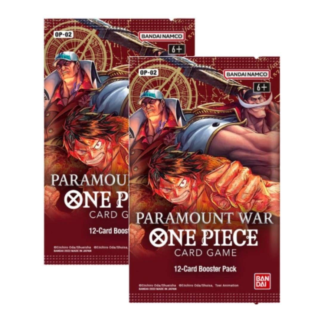 TCG One Piece Paramount War Sobres x2 (Ingles)-0