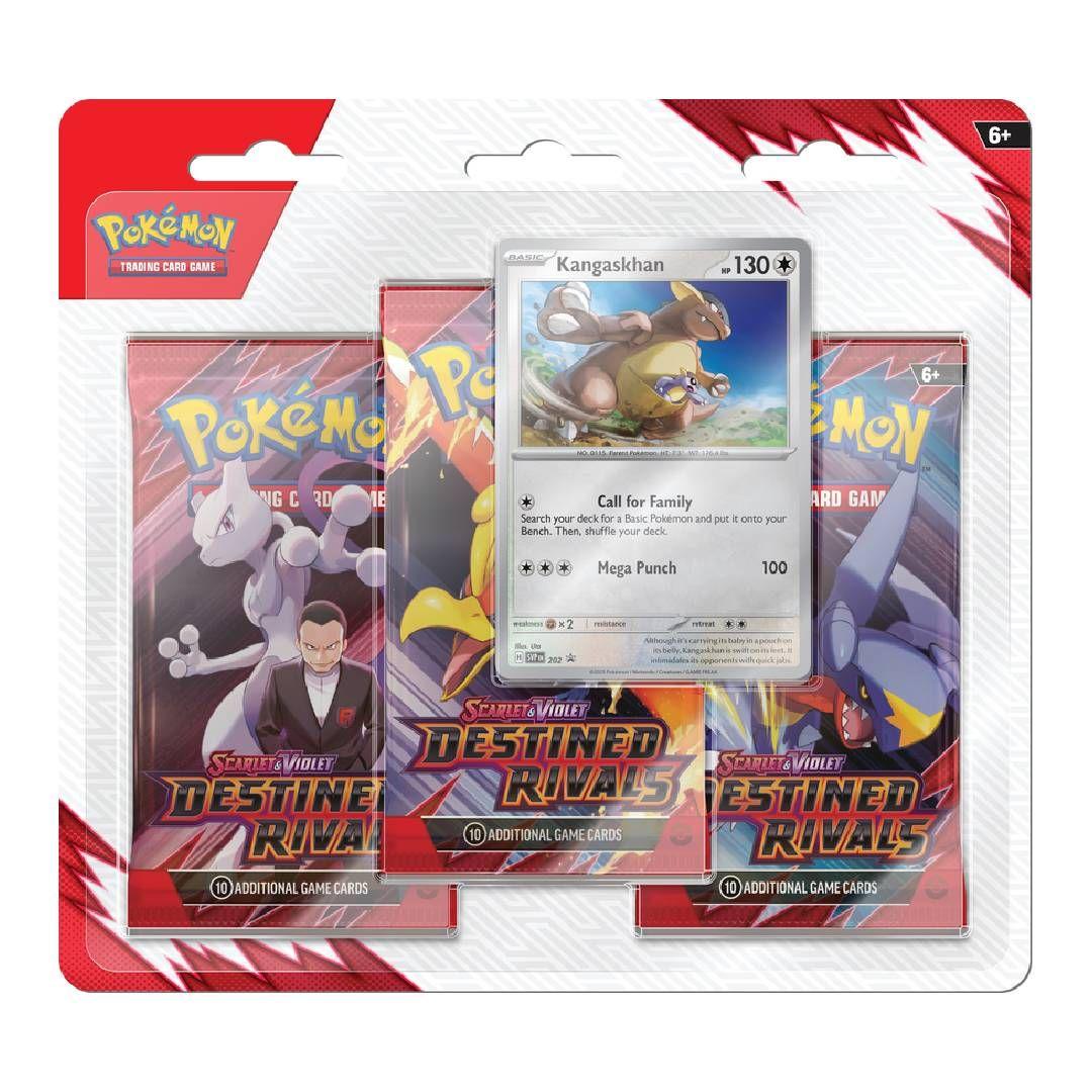 Pokemon Scarlet & Violet Destined Rivals 3pk Blister Ingles-2