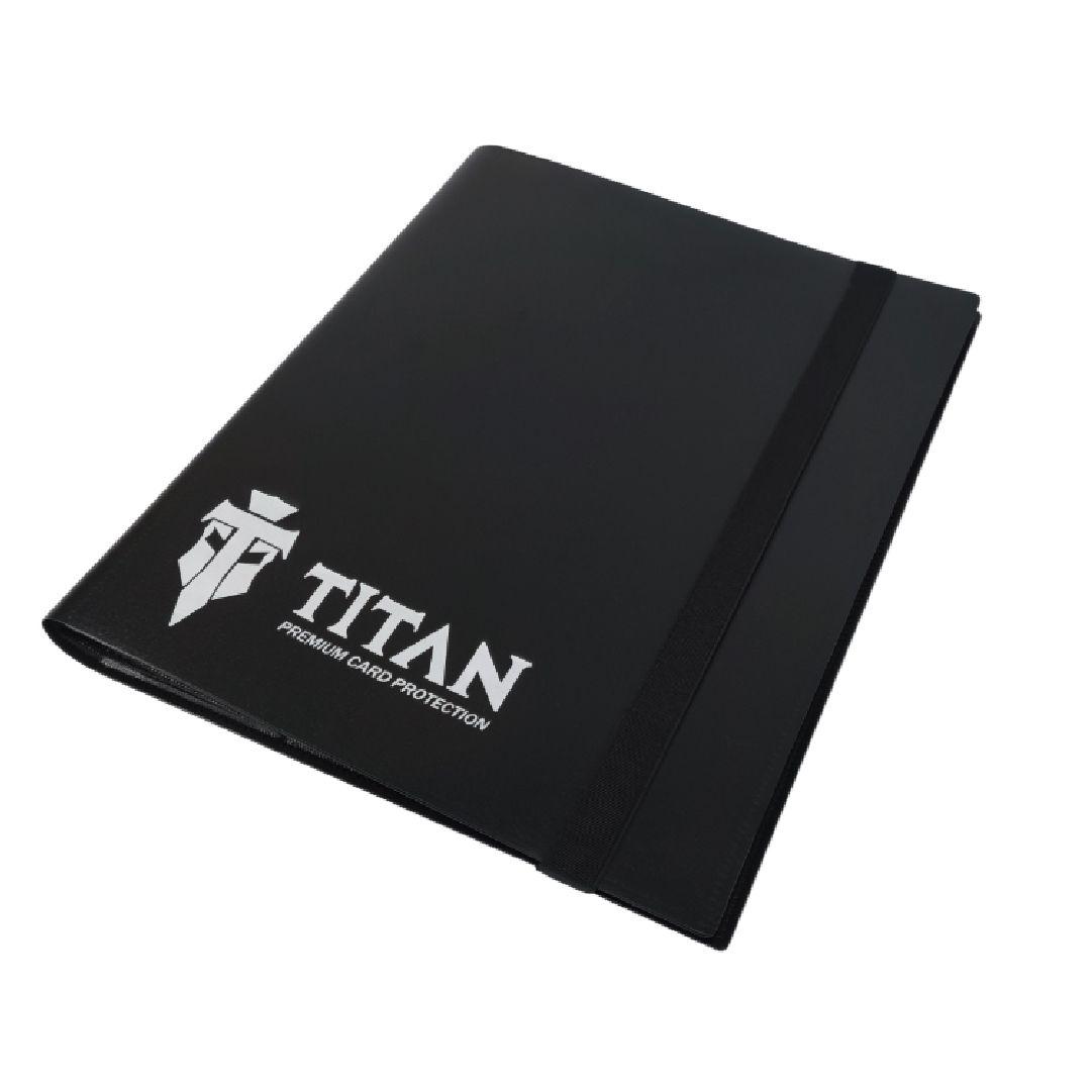 Carpeta TCG Titan Pro Negra 9 Bolsillos 360 cartas-2
