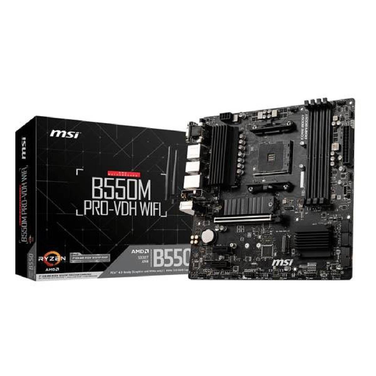 Placa Madre MSI B550M PRO-VDH WIFI-0