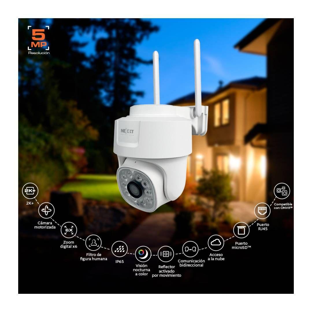 Cámara Inteligente Exterior Nexxt NHC-OP10 Wi-Fi PTZ-1