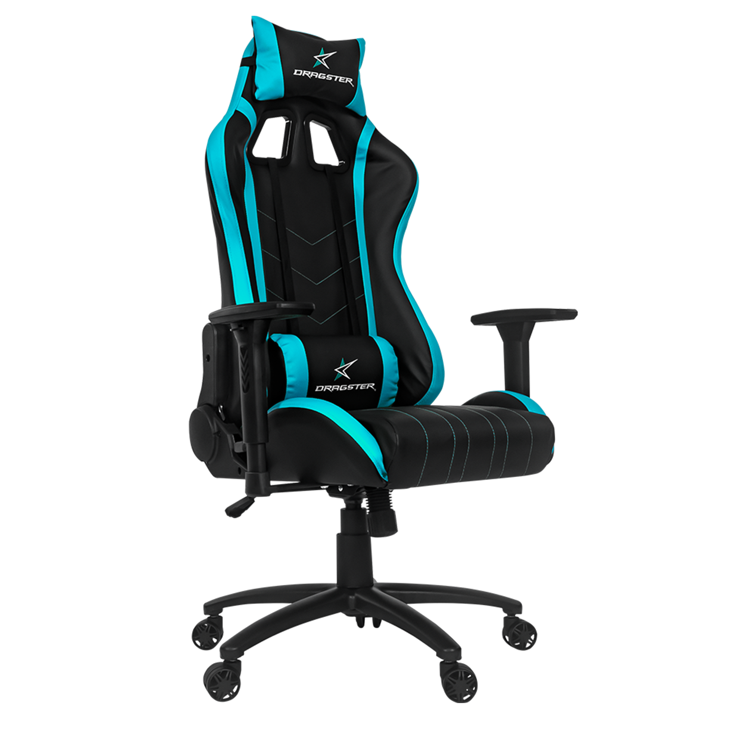 Silla Gamer Dragster GT 400 Sky Blue Ajustable Apoyabrazo 3D-0