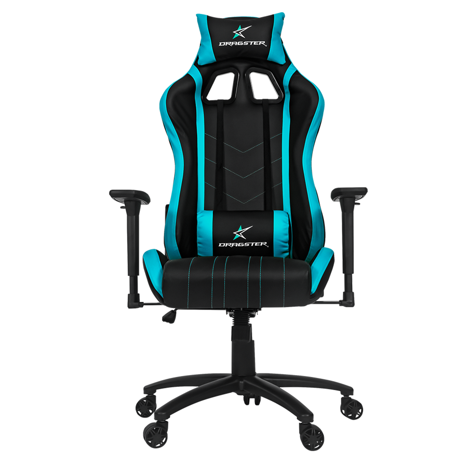 Silla Gamer Dragster GT 400 Sky Blue Ajustable Apoyabrazo 3D-1