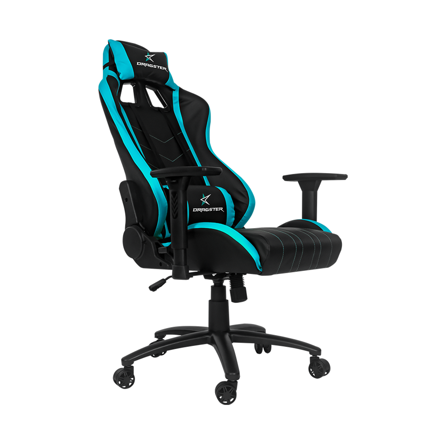 Silla Gamer Dragster GT 400 Sky Blue Ajustable Apoyabrazo 3D-3