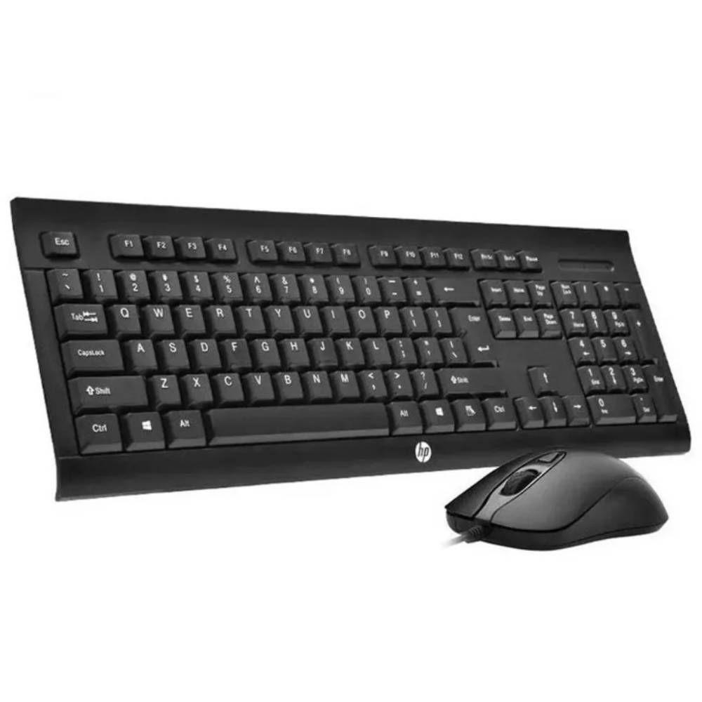 Combo Teclado y Mouse Gamer HP KM100 INGLES USB-0