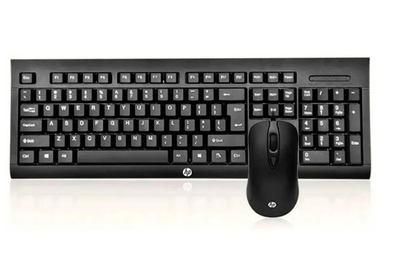 Combo Teclado y Mouse Gamer HP KM100 INGLES USB-1