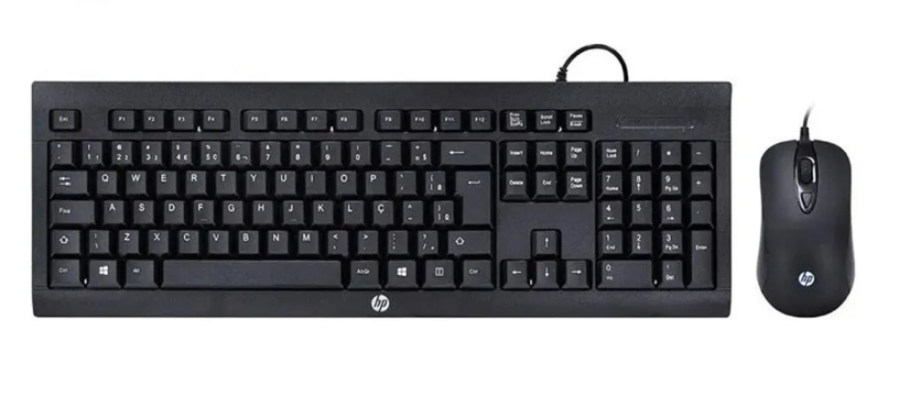 Combo Teclado y Mouse Gamer HP KM100 INGLES USB-2