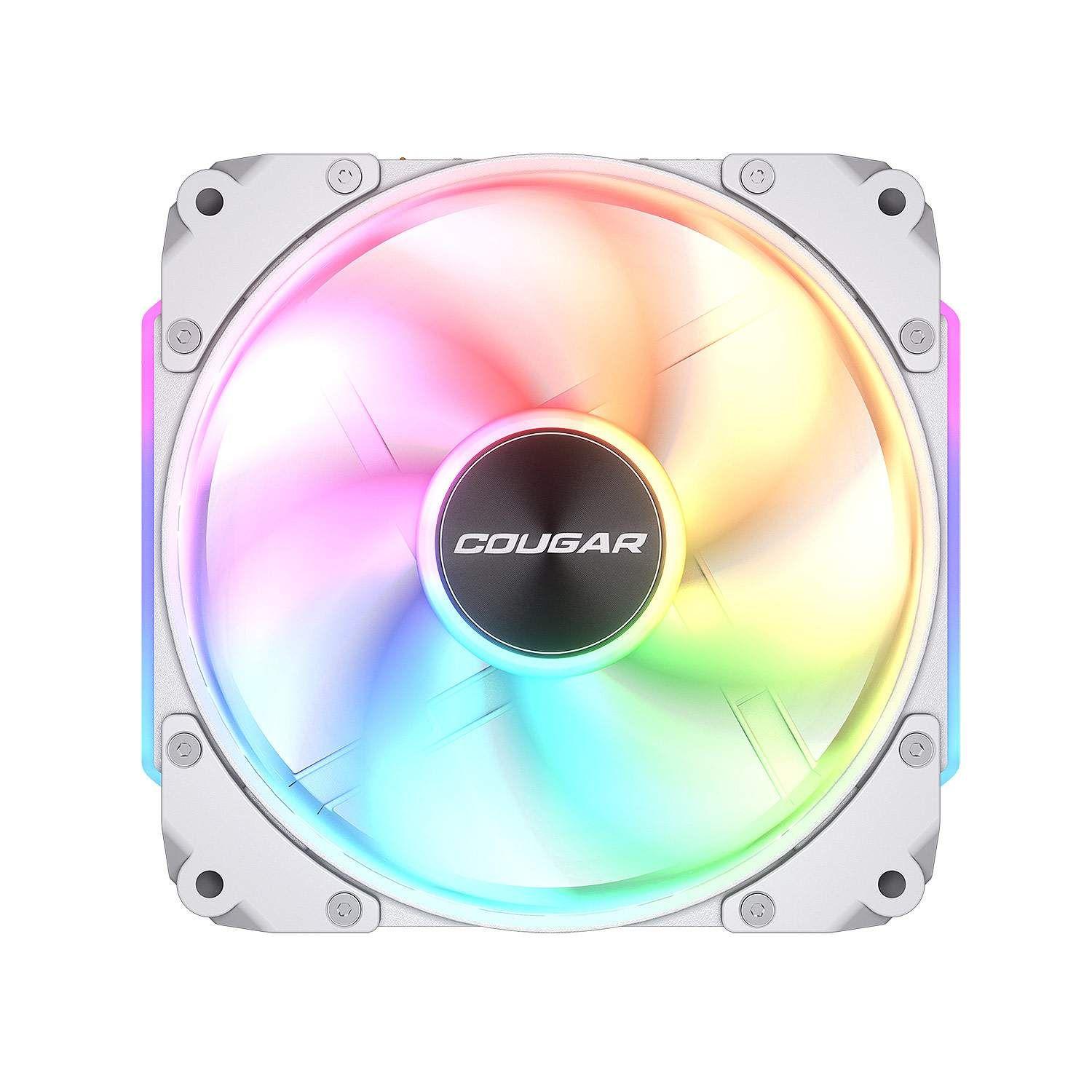 Pack 3 Ventiladores Cougar Apolar 120mm ARGB Blanco-4
