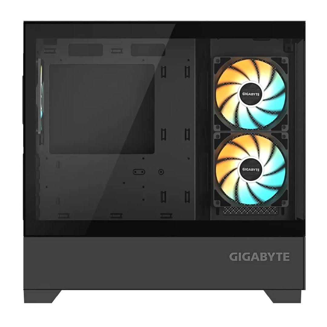 Gabinete Gigabyte C201 Panoramic mATX Vidrio Templado Negro-2