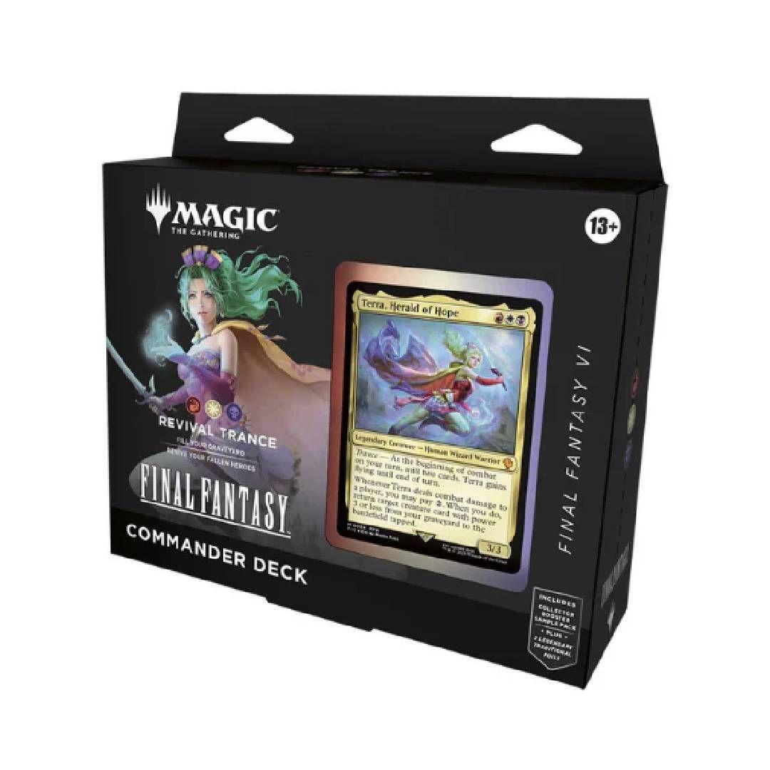 Pack X4 MTG: Final Fantasy: Commander Deck, Ingles-4