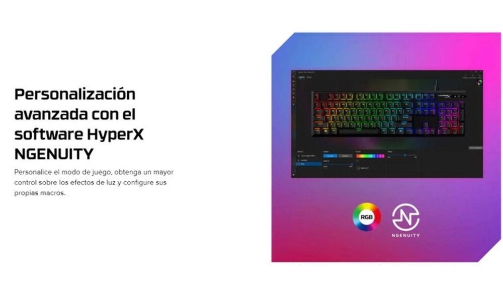 Teclado Mecánico Hyperx Alloy Origins PBT switch azul (ES)-3