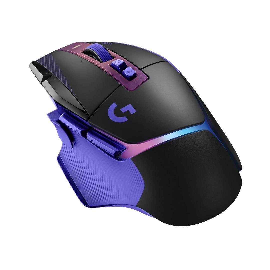 Mouse Gamer Logitech G G502 X PLUS RGB Wireless Negro/Morado-1