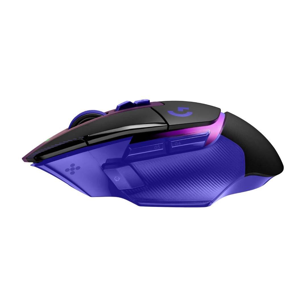 Mouse Gamer Logitech G G502 X PLUS RGB Wireless Negro/Morado-2