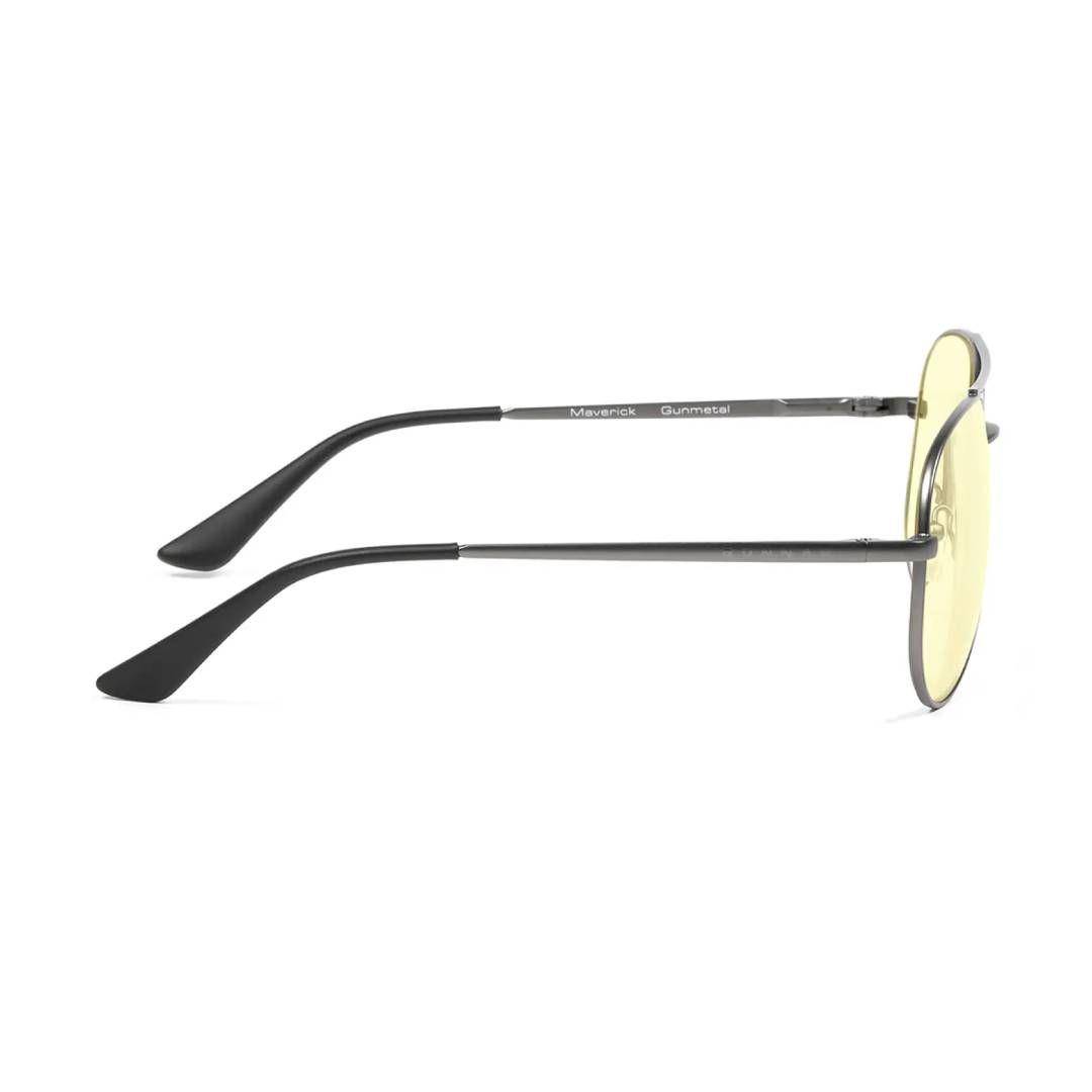 Lentes Gamer Gunnar Maverick Gunmetal Amber-2