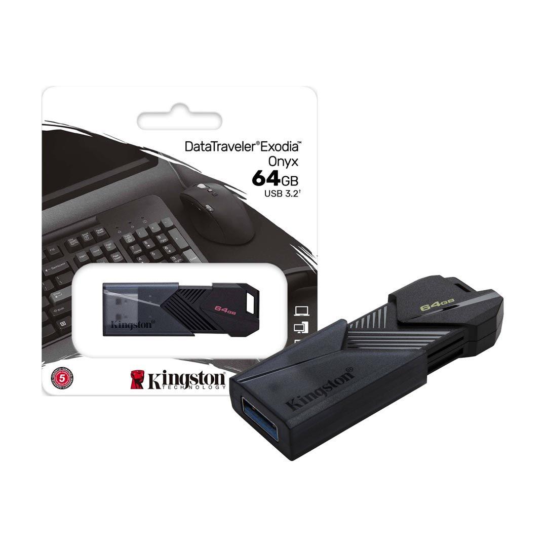 Pendrive Kingston DataTraveler Exodia Onyx Thumb Drive 64GB-2