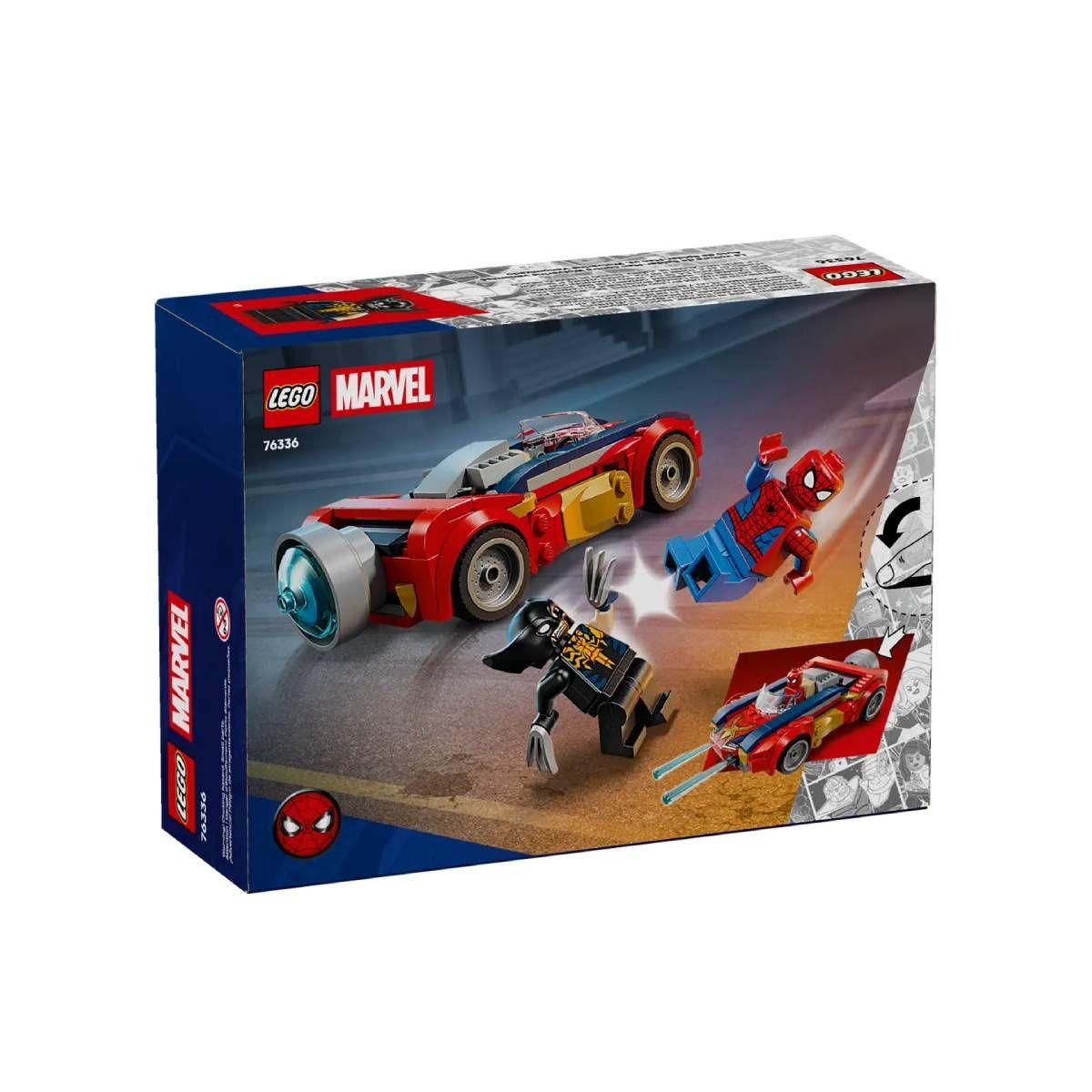 LEGO Marvel: AUTO SPIDER-MAN VS. WOLVERINE VENOMIZADO 76336-3