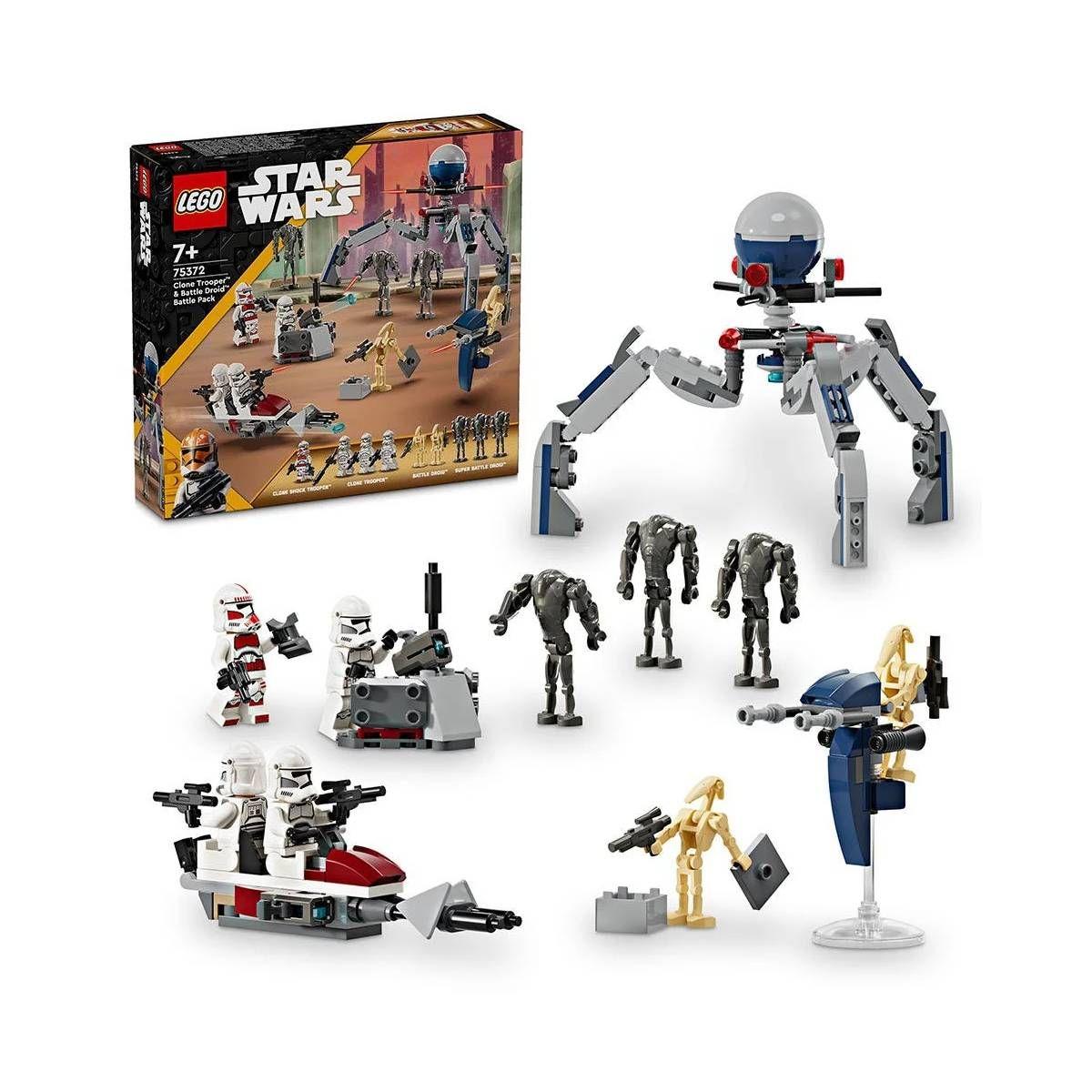 LEGO Star Wars: Soldado Clon y Droide de Combate 75372-0