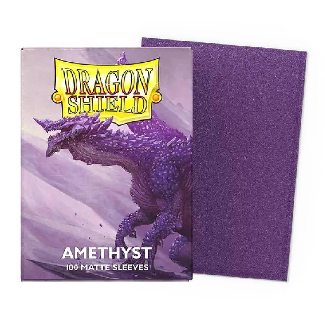 Protectores Dragon Shield Standard - Matte Amethyst (100 ct)-0