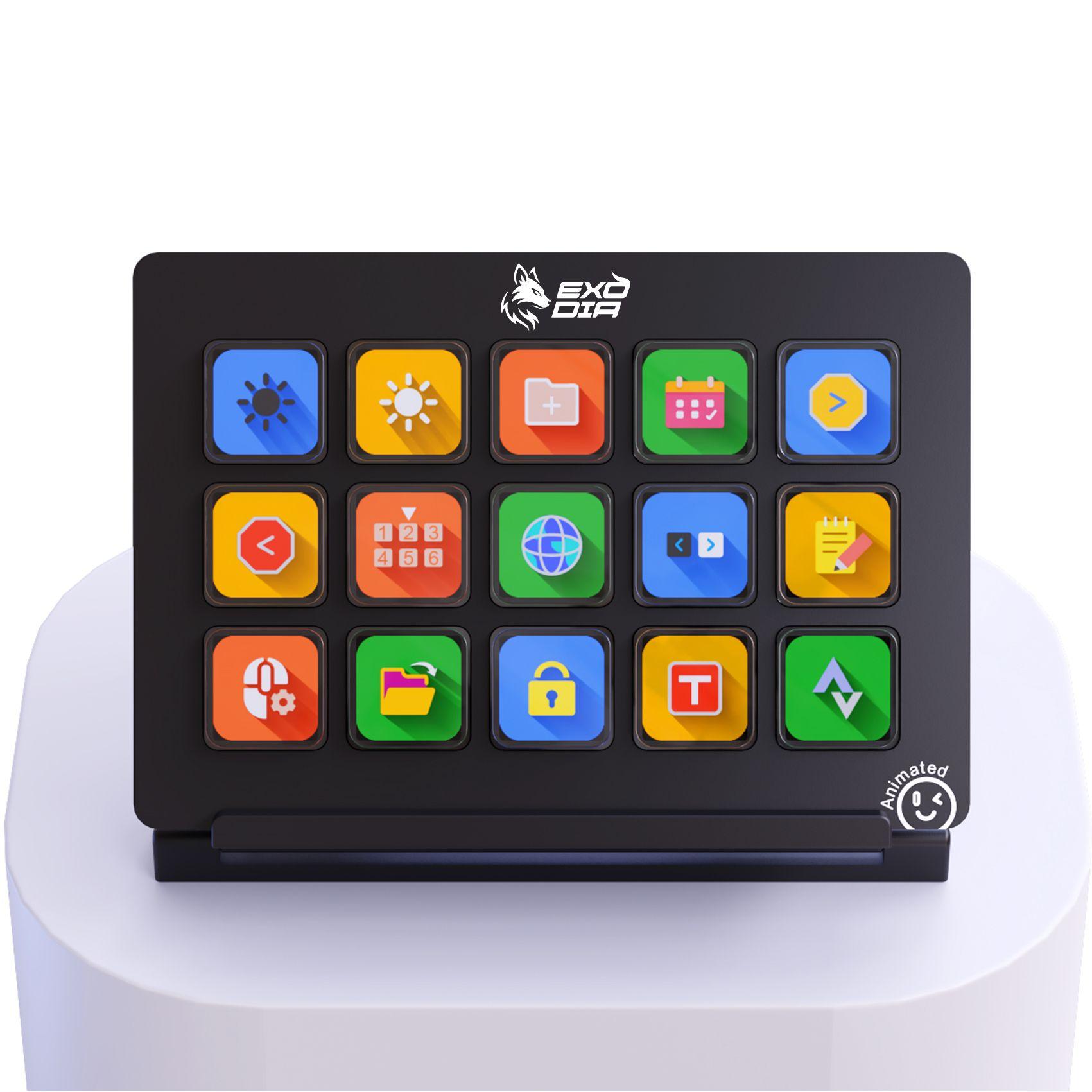 Streamdeck Exodia Ritual 293 Negro 15 botones-2