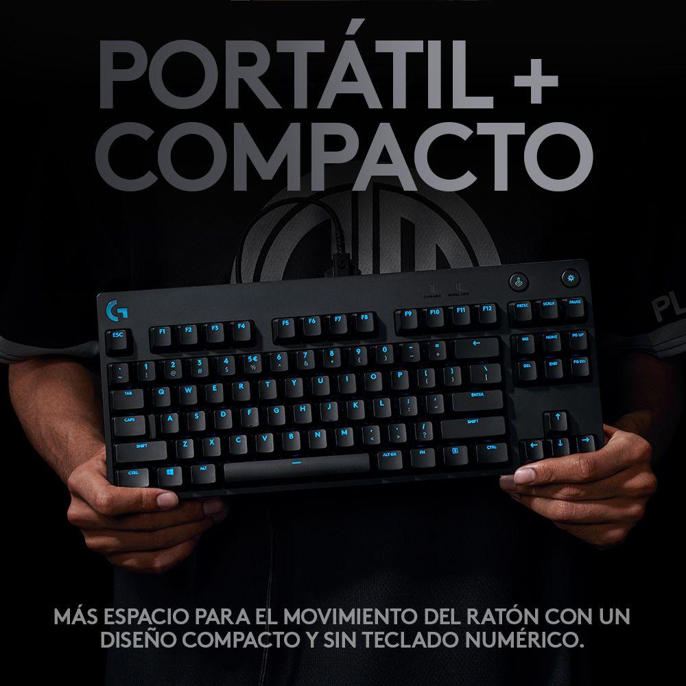 Teclado gamer Logitech G Pro QWERTY GX Blue Clicky inglés-5