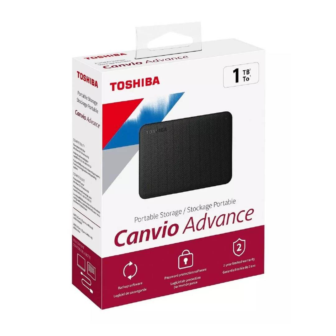 Disco Duro Externo Toshiba Canvio Advance 1TB Negro-2