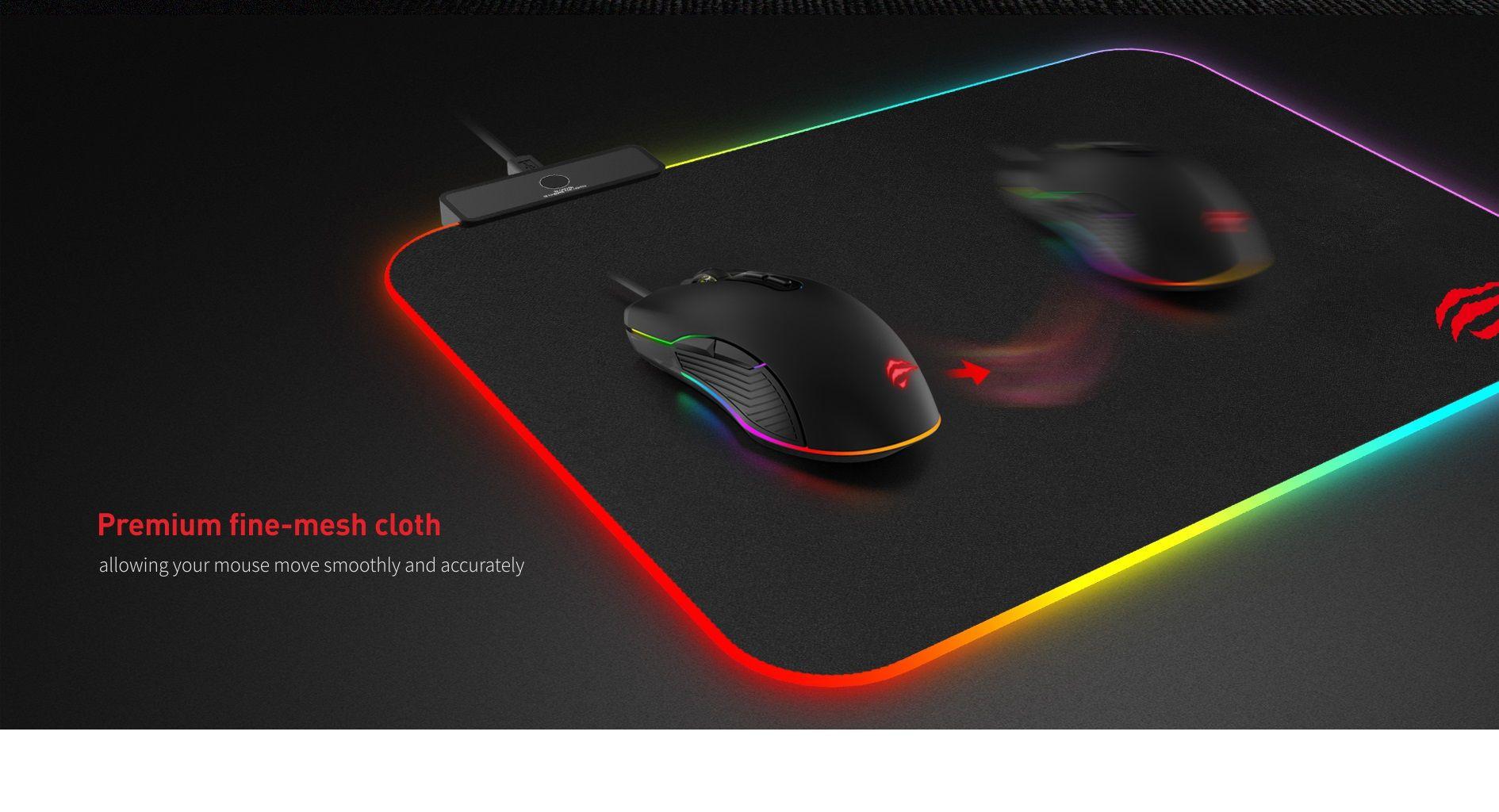 Mousepad Gamer Gamenote MP901 RGB USB 36x27cm-5
