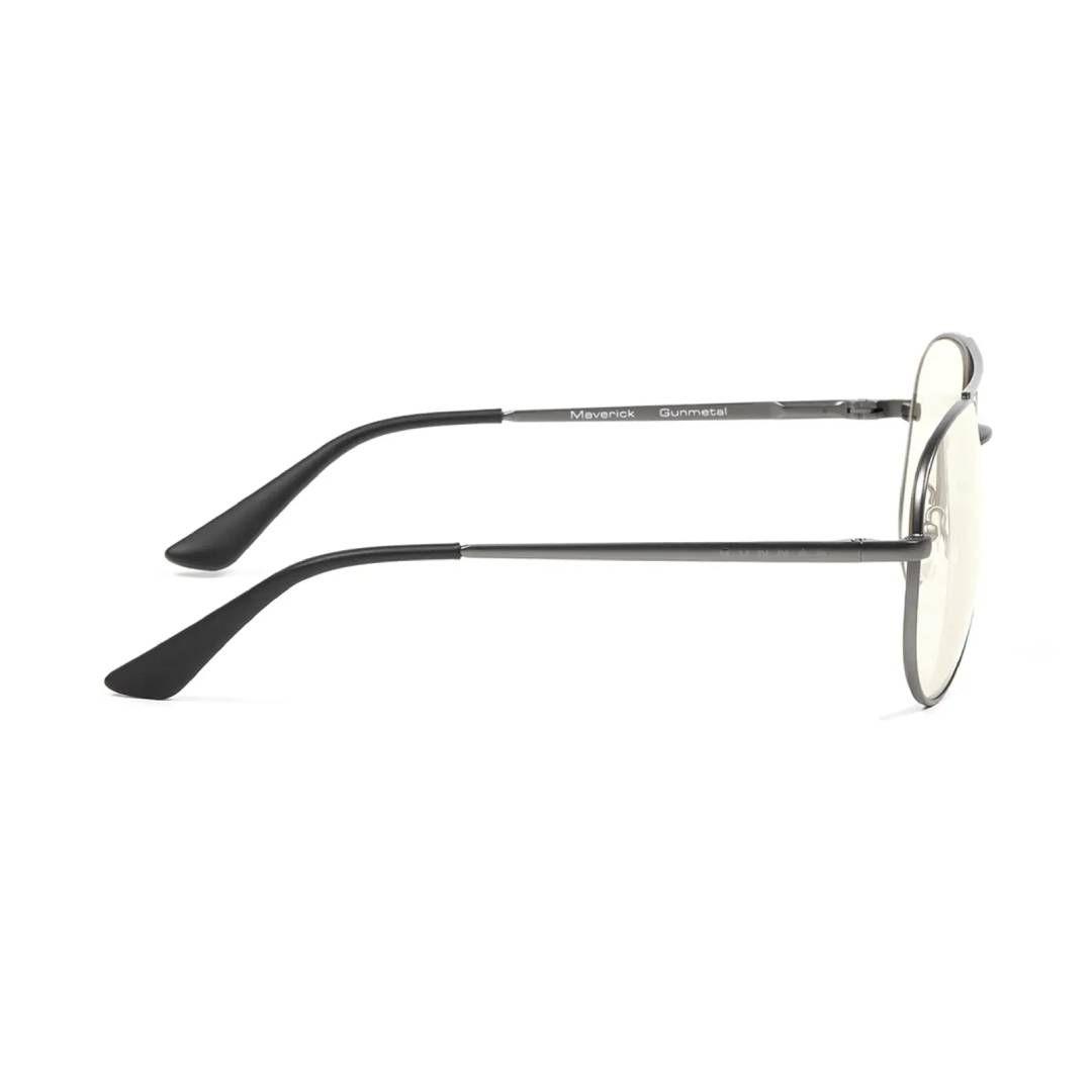 Lentes Gamer Gunnar Maverick Gunmetal Clear-3