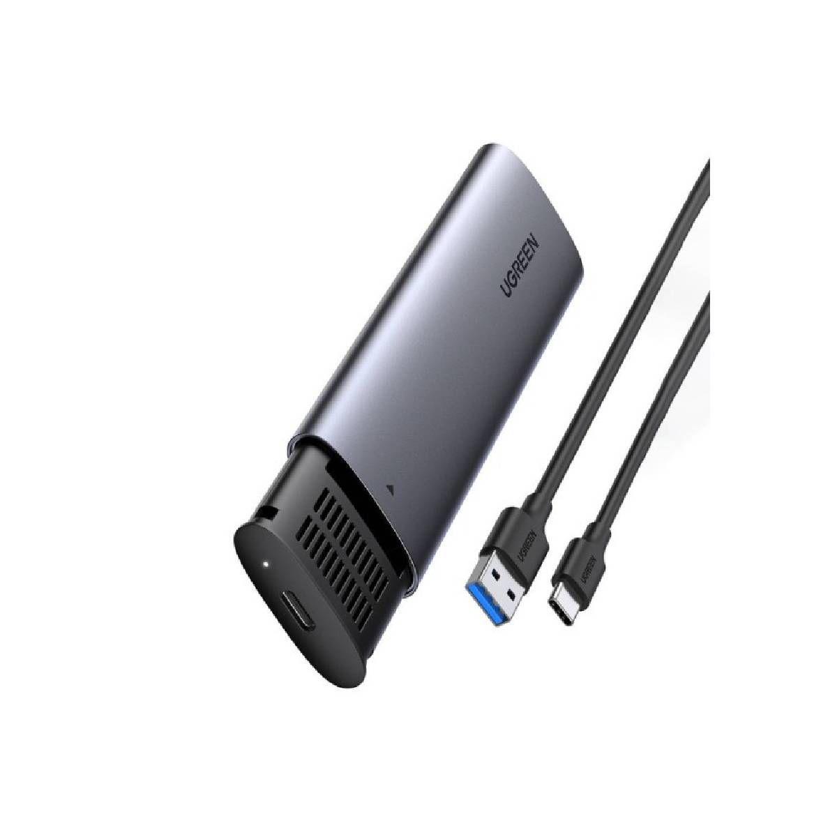 Cofre Ugreen 3.0 M.2 + Cable USB-C-0