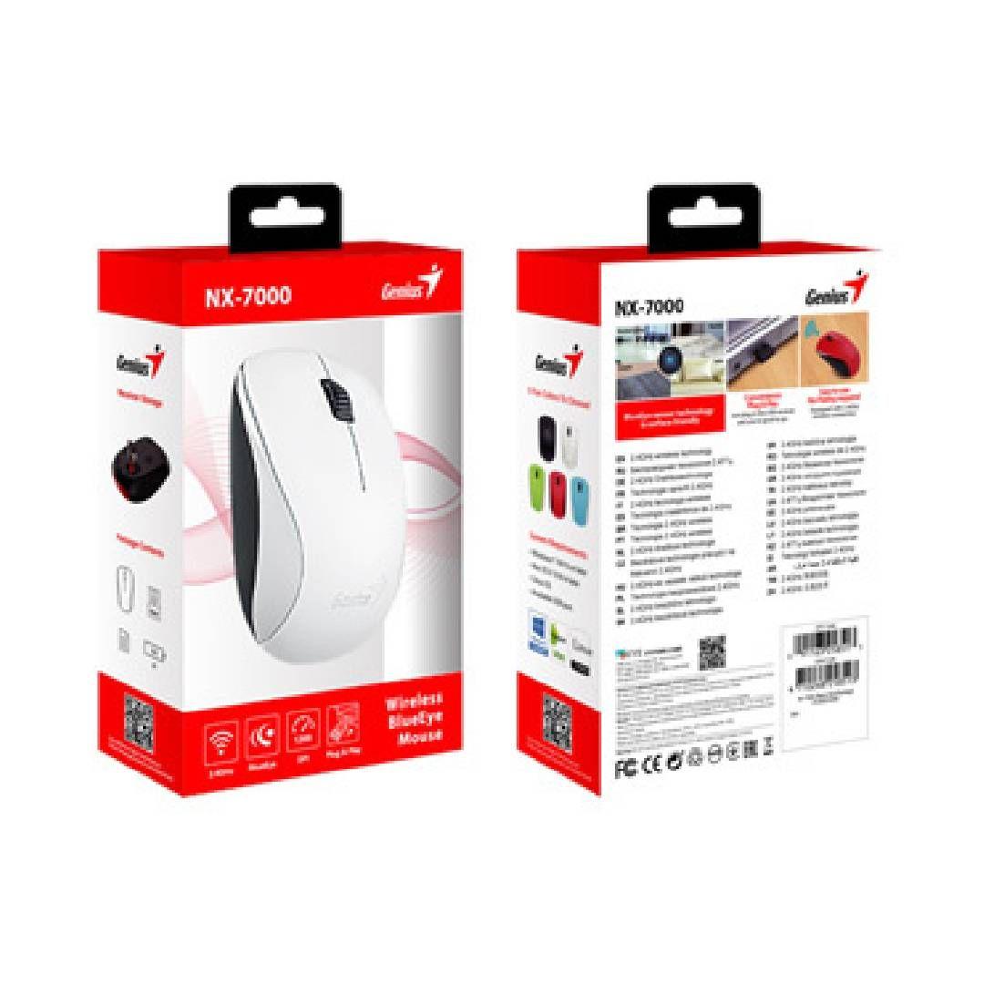 Mouse Genius NX-7000 Inalambrico Blanco-3