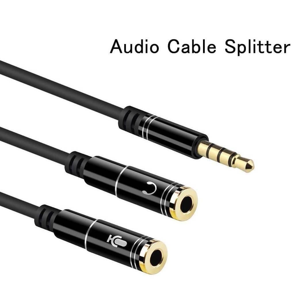 Adaptador Gamenote 3.5mm 2 a 1 para audifonos-1