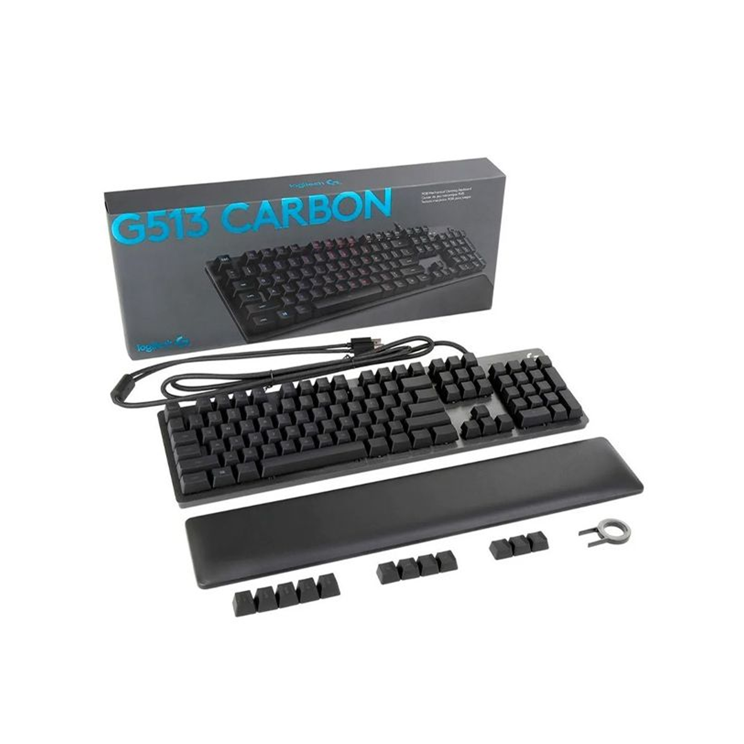 Teclado gamer Logitech G513 QWERTY GX Brown Tactile español-2