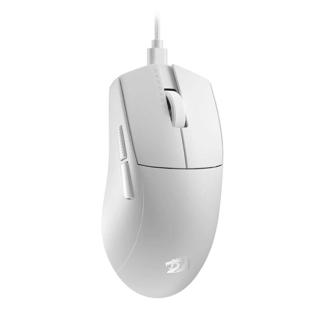 Mouse Redragon Ultra Light K1ng M724 1K Hz Blanco Cableado-2