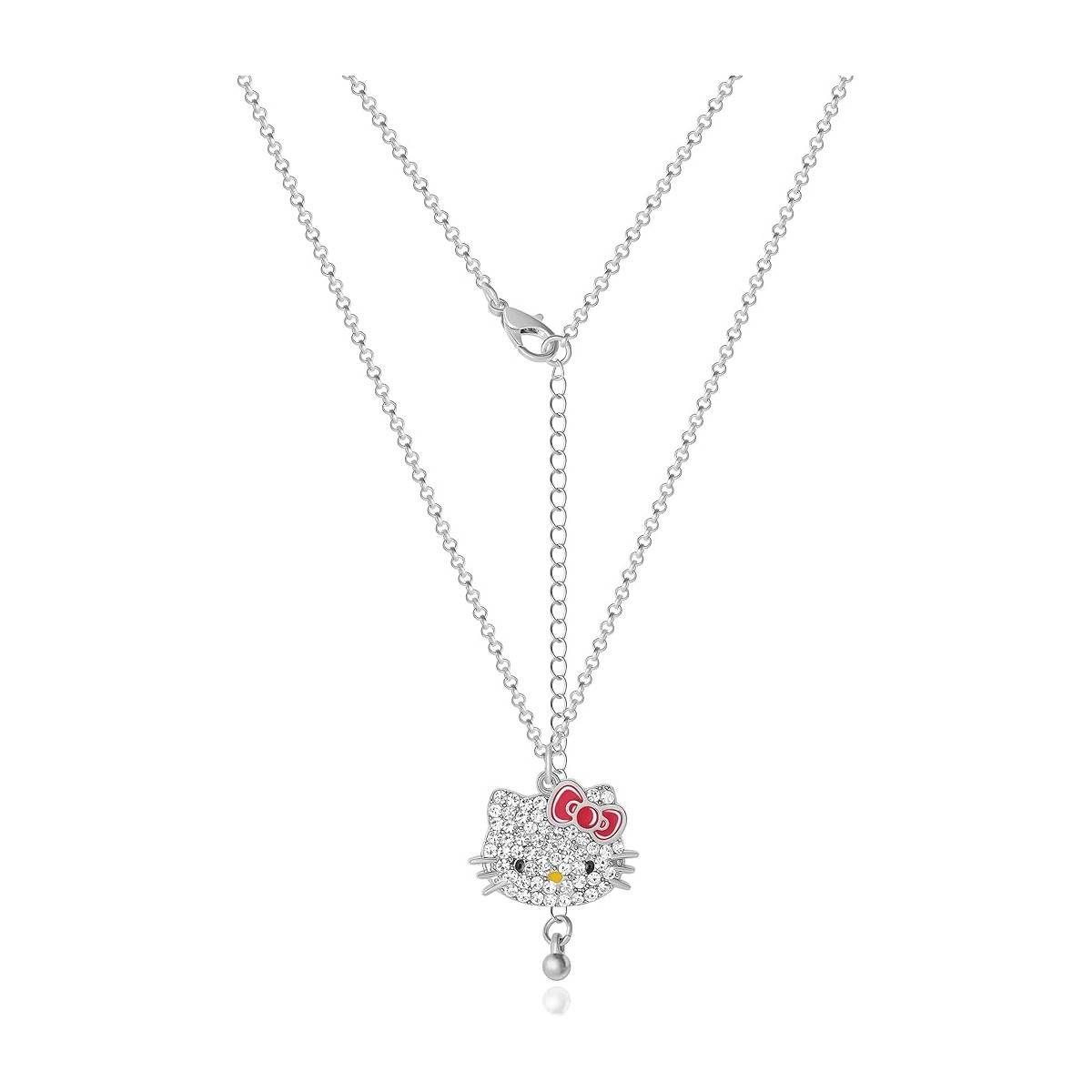 Cadena Hello Kitty Plateada-1
