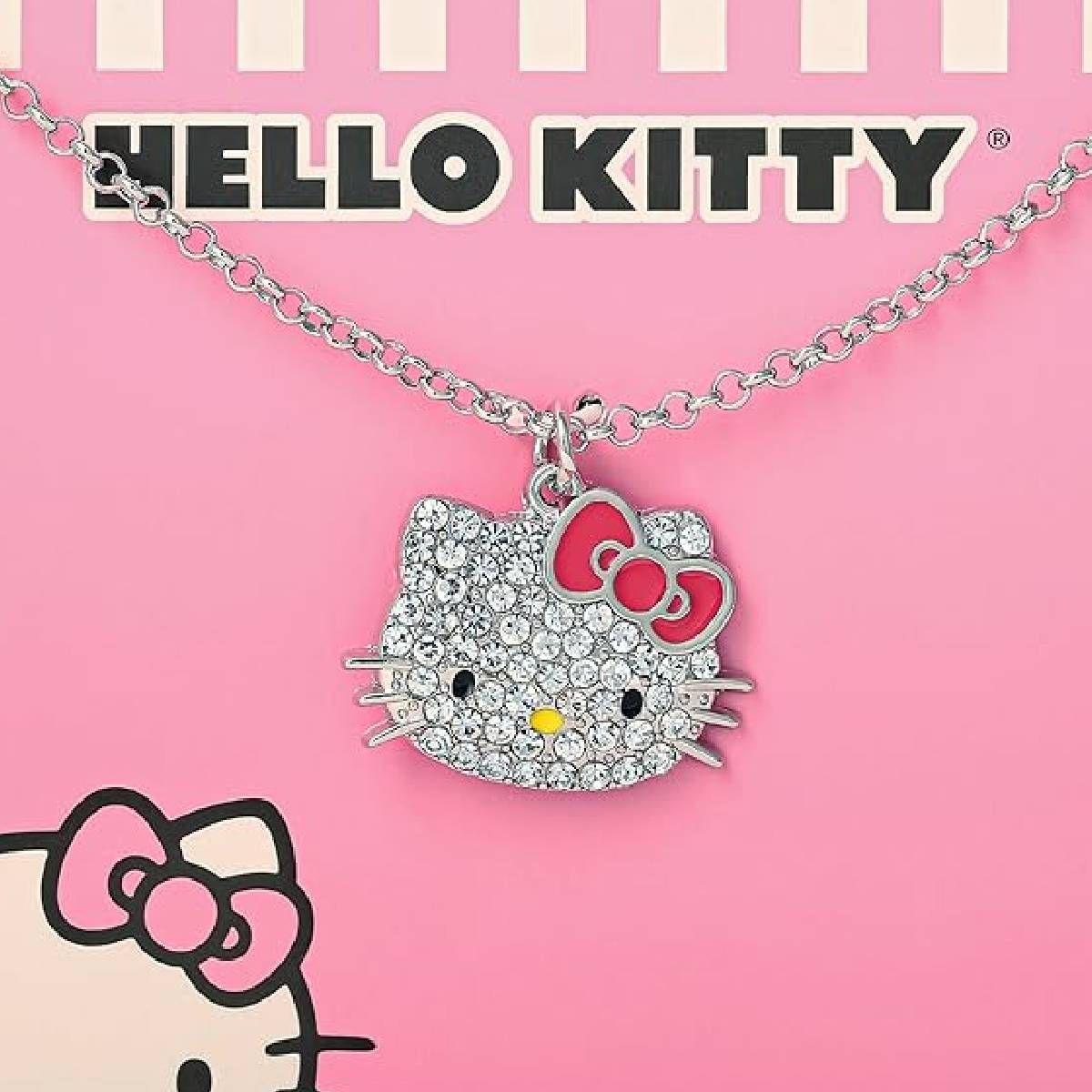 Cadena Hello Kitty Plateada-2