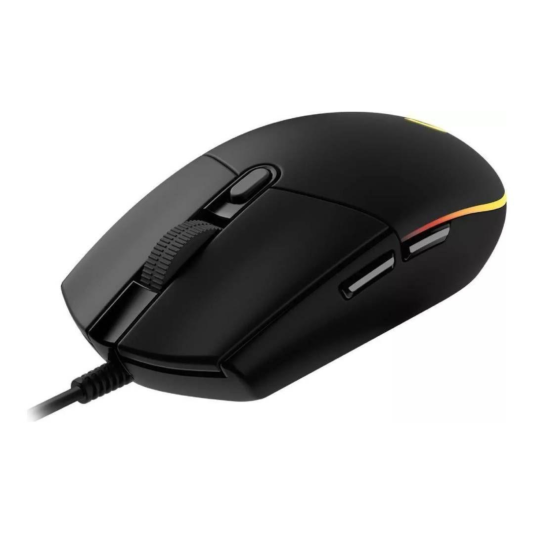 Mouse Logitech G203 LIGHTSYNC RGB, Cableado, 8000DPI Negro-2