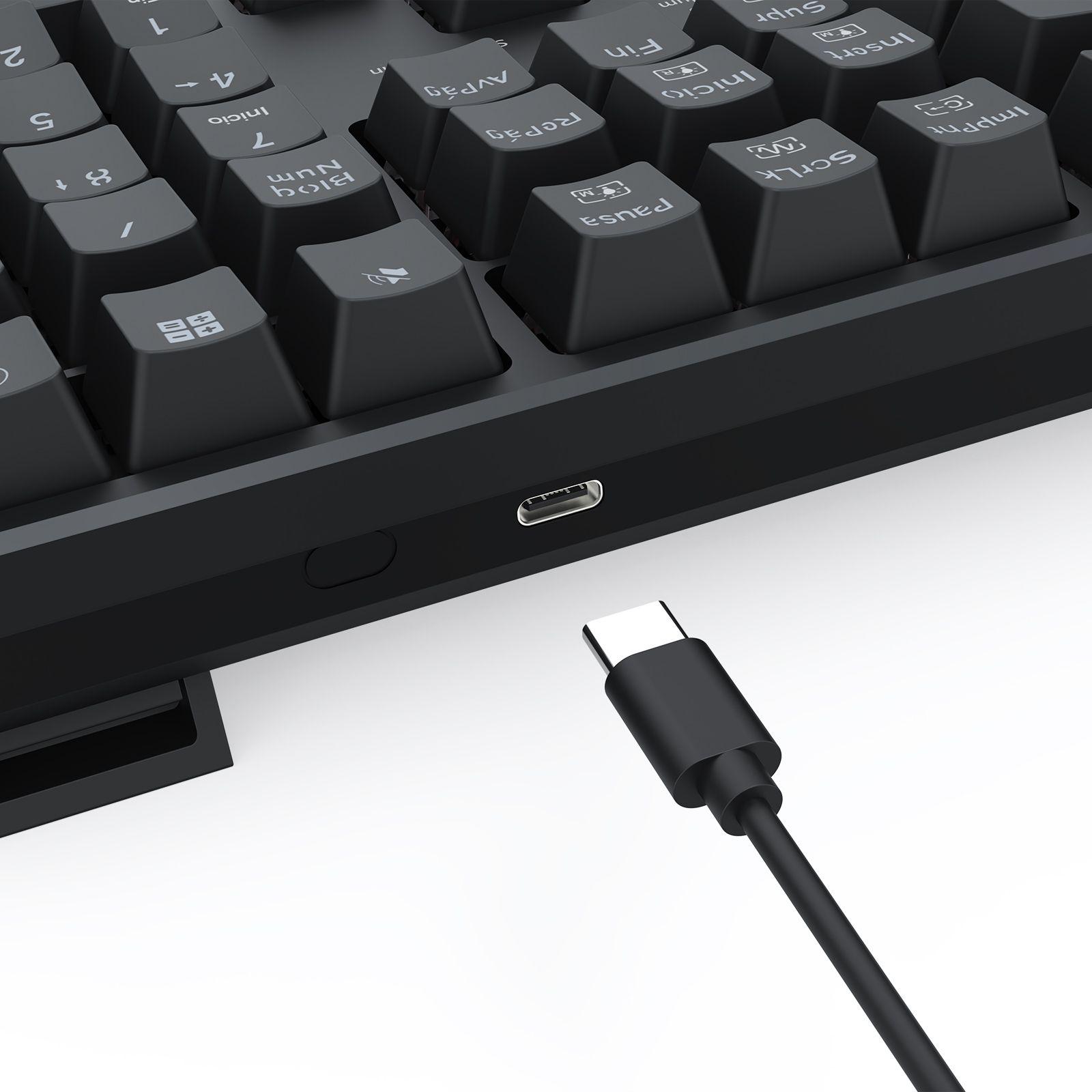 Kit Teclado y Mouse Gamer Redragon S146 Español-6