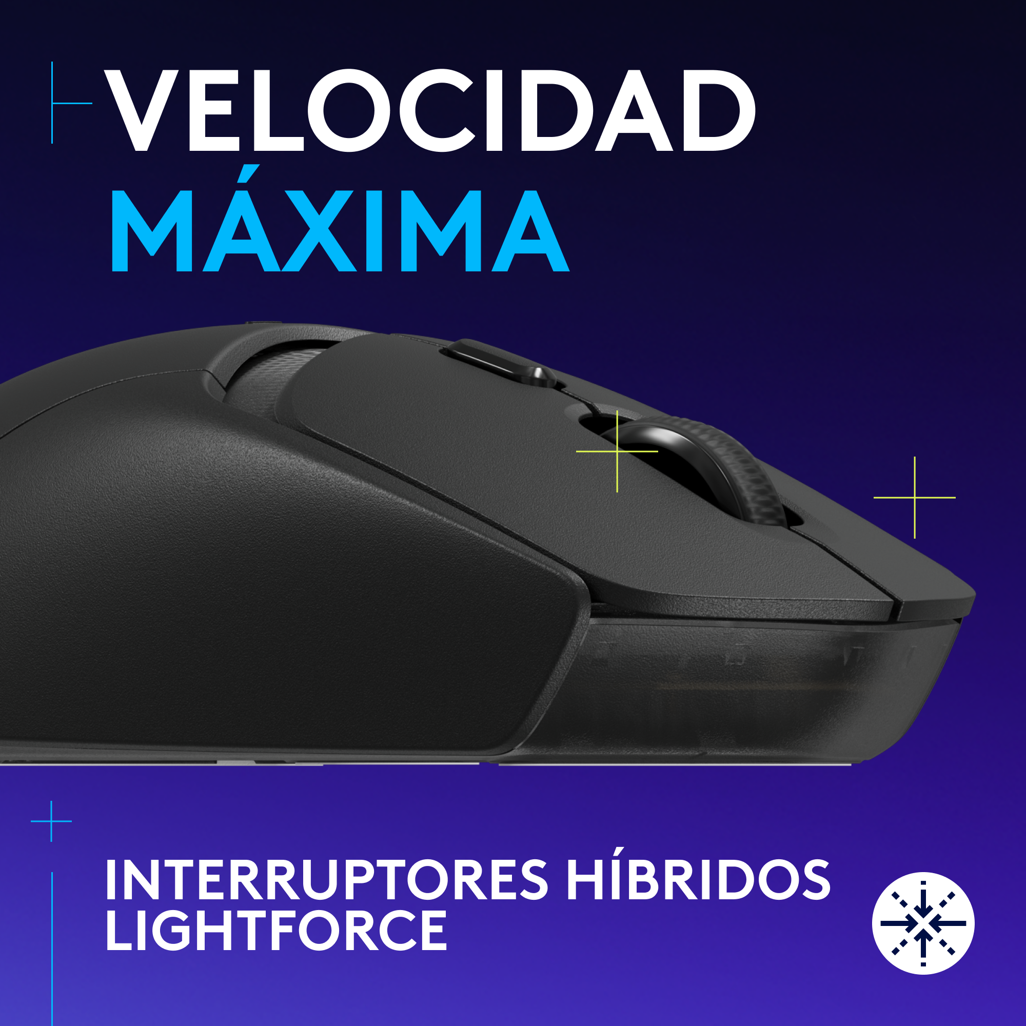 Mouse Inalambrico Logitech G G309 Lightspeed Black-1