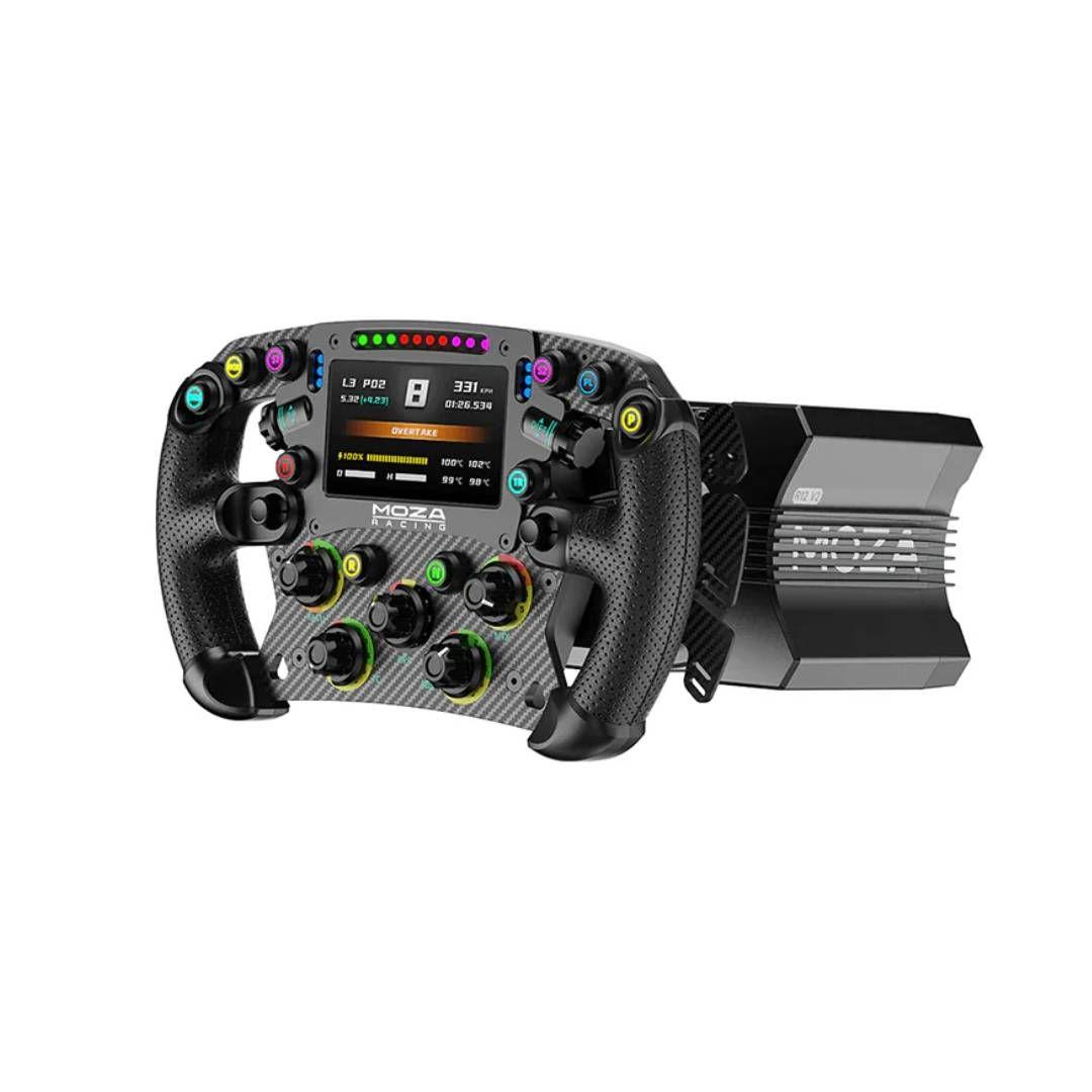 Pack Base + Volante MOZA Racing: R12 V2 + FSR2 para PC-1