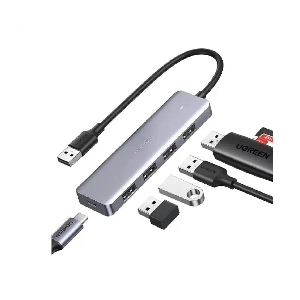 HUB Ugreen USB-A / USB-A 3.0-2