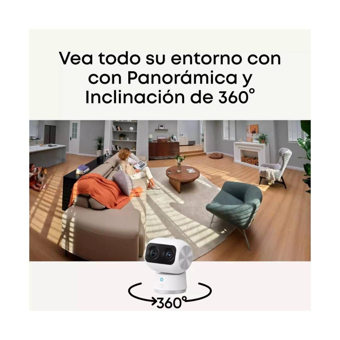 Cámara de Seguridad Interior Eufy S350 - 4K Ultra HD, Wi-Fi-3