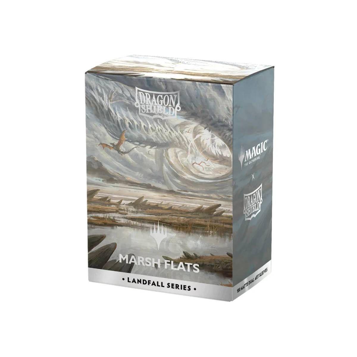 Protector Dragon Shield Matte MTG Landfall  Marsh Flats-2