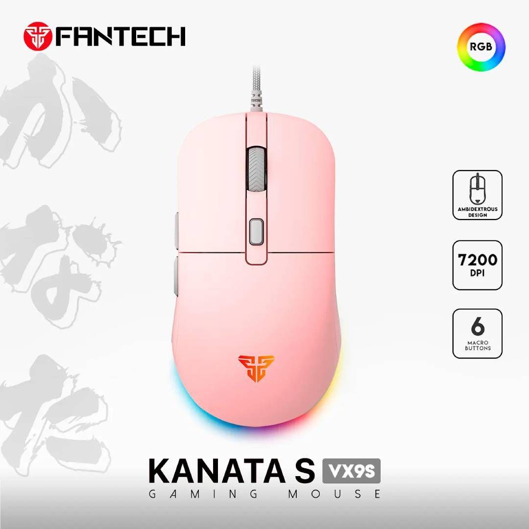 Mouse Fantech VX9s Kanata RGB Sakura Edition-3