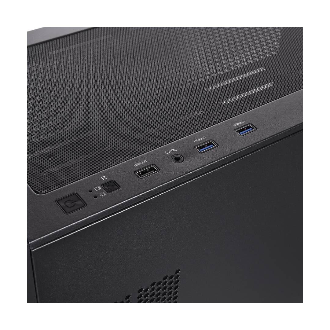 Gabinete + Fuente de Poder Thermaltake H390 TG ARGB C+P 750W-6