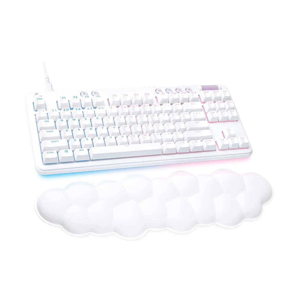 Teclado Gamer Logitech G713 c Reposamuñeca Blanco SW Tactile-1