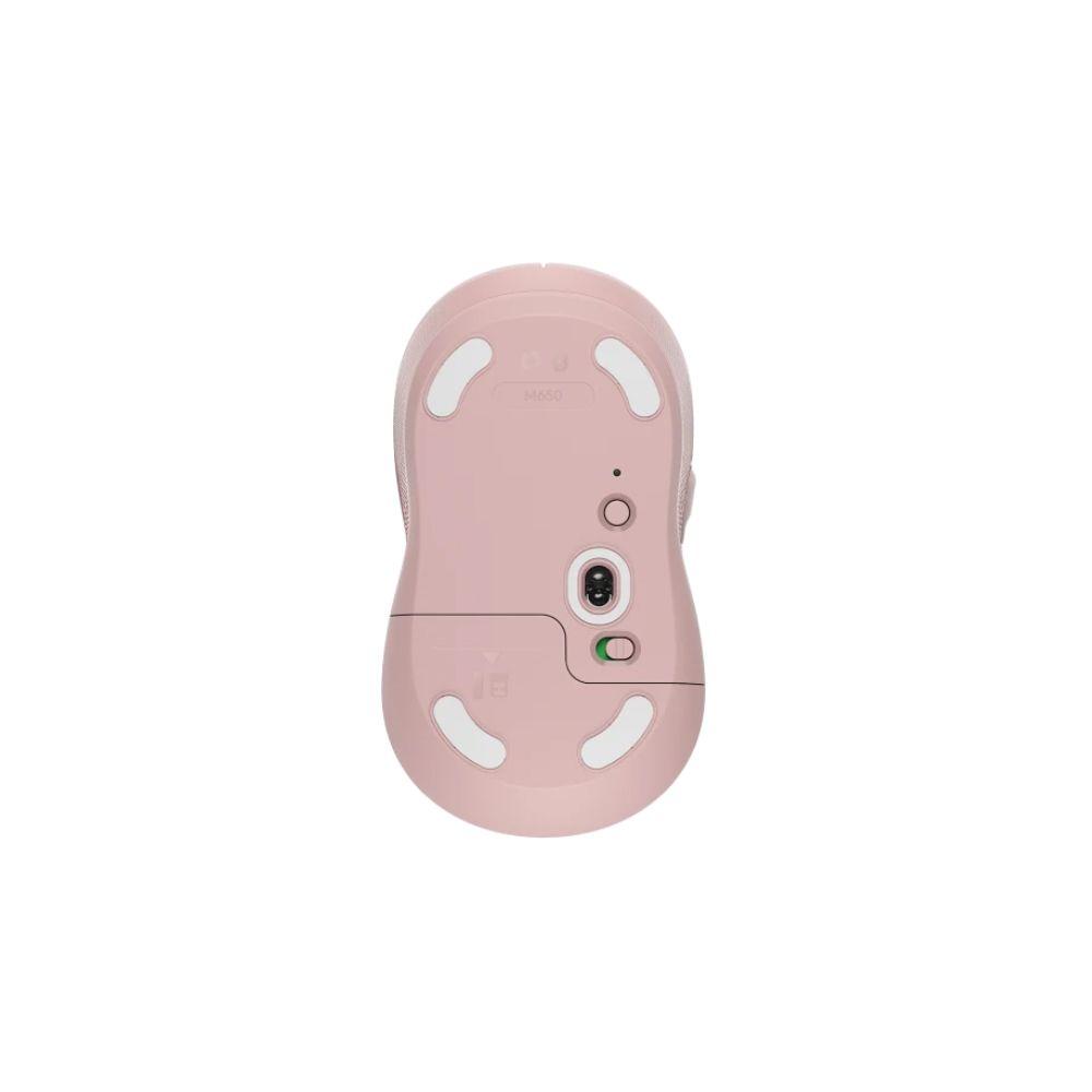 Mouse Logitech M650 Rosado Inalambrico 5 botones-2