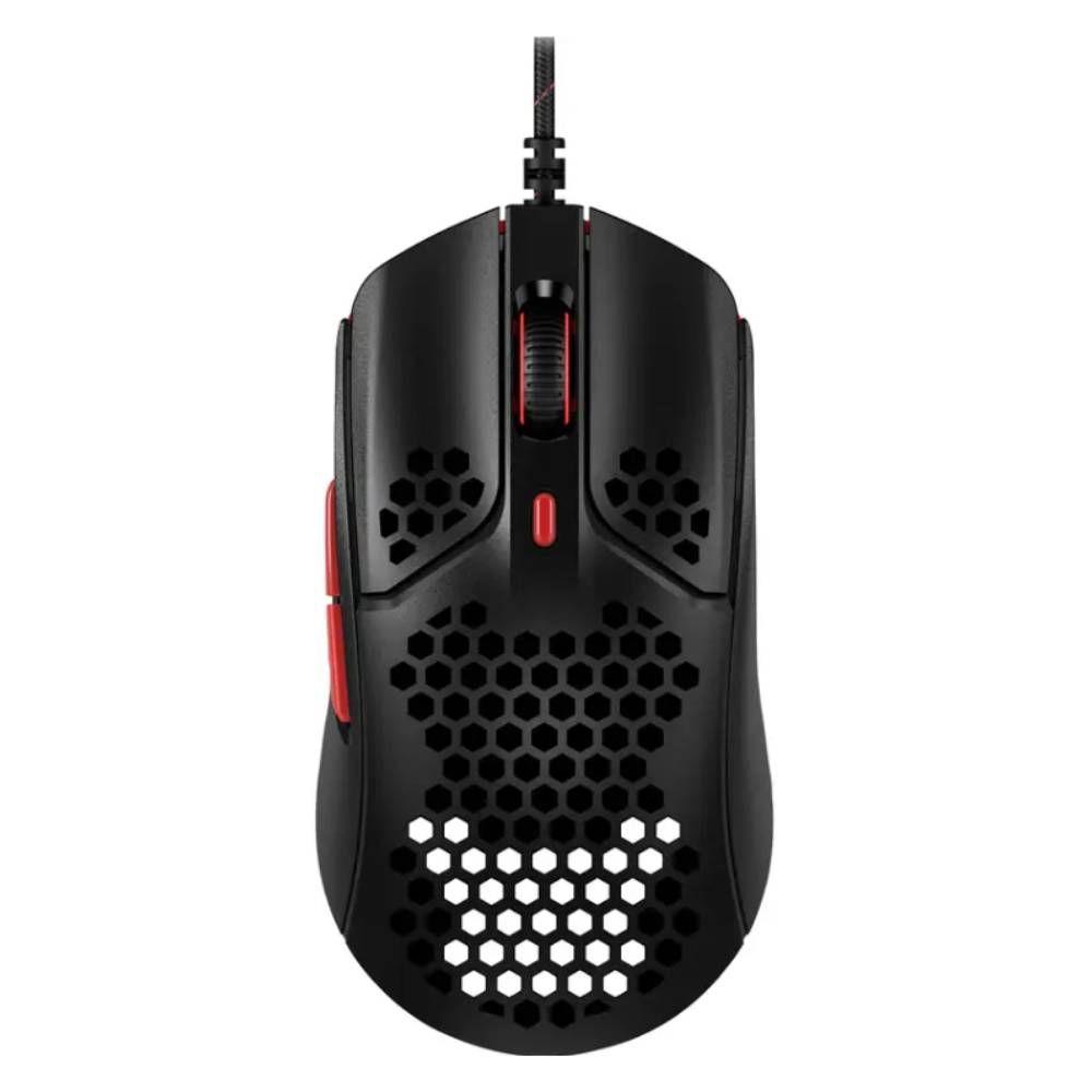 Mouse Gamer HyperX Pulsefire Haste UltraLiviano Negro y Rojo-0